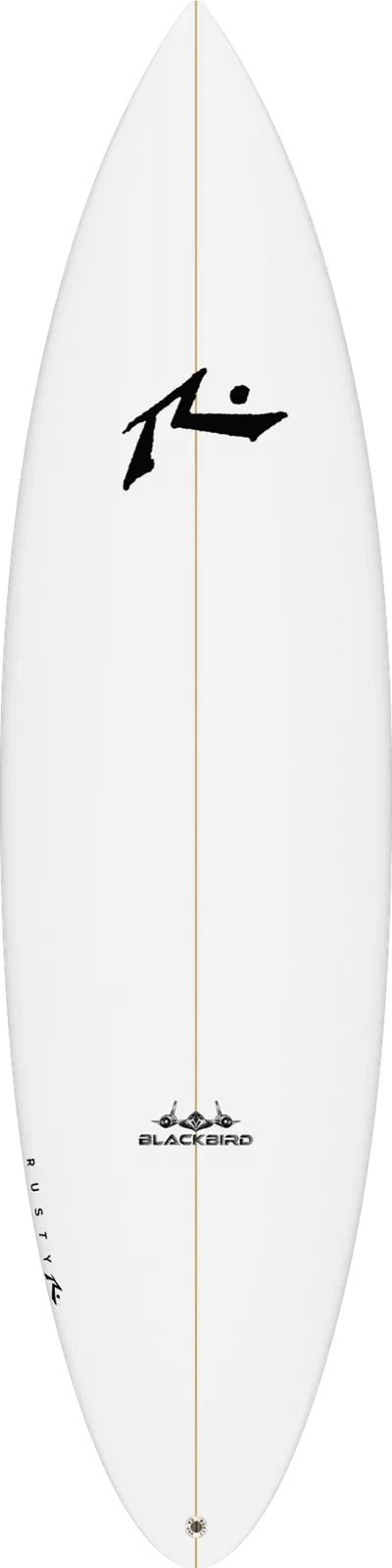 Rusty Blackbird surfboard