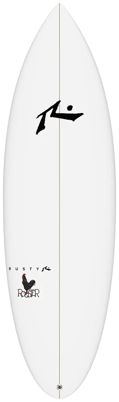 Rusty Rooster surfboard