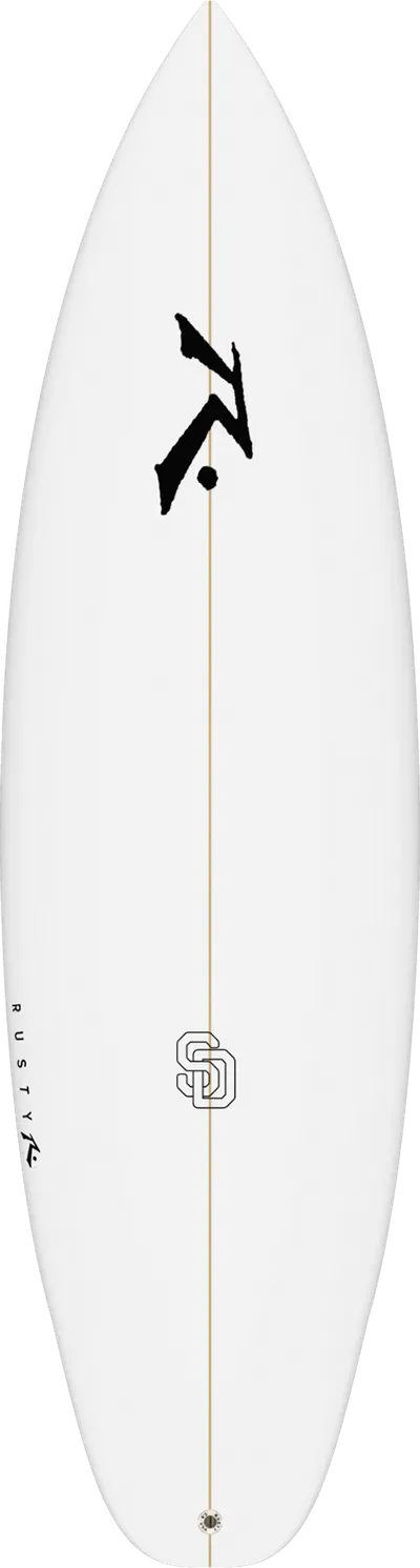 Rusty SD surfboard